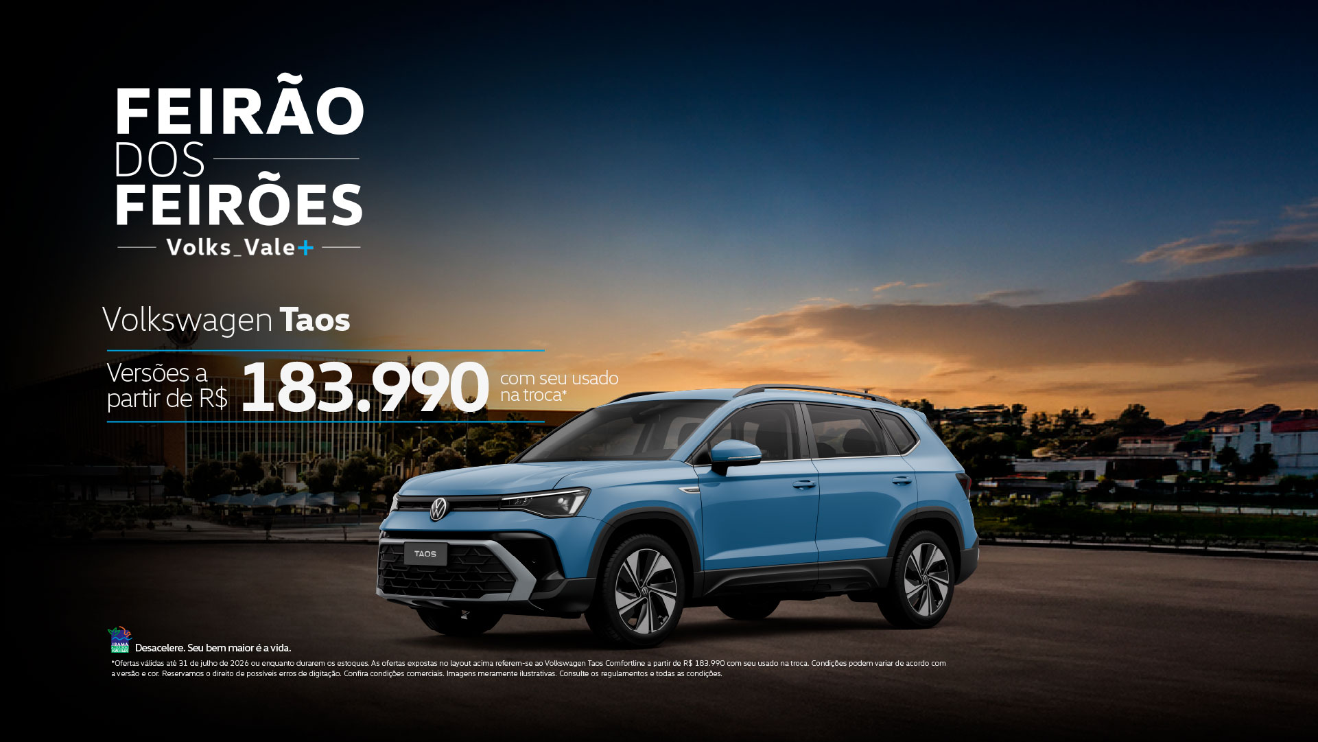 banner feirão dos feirões - taos