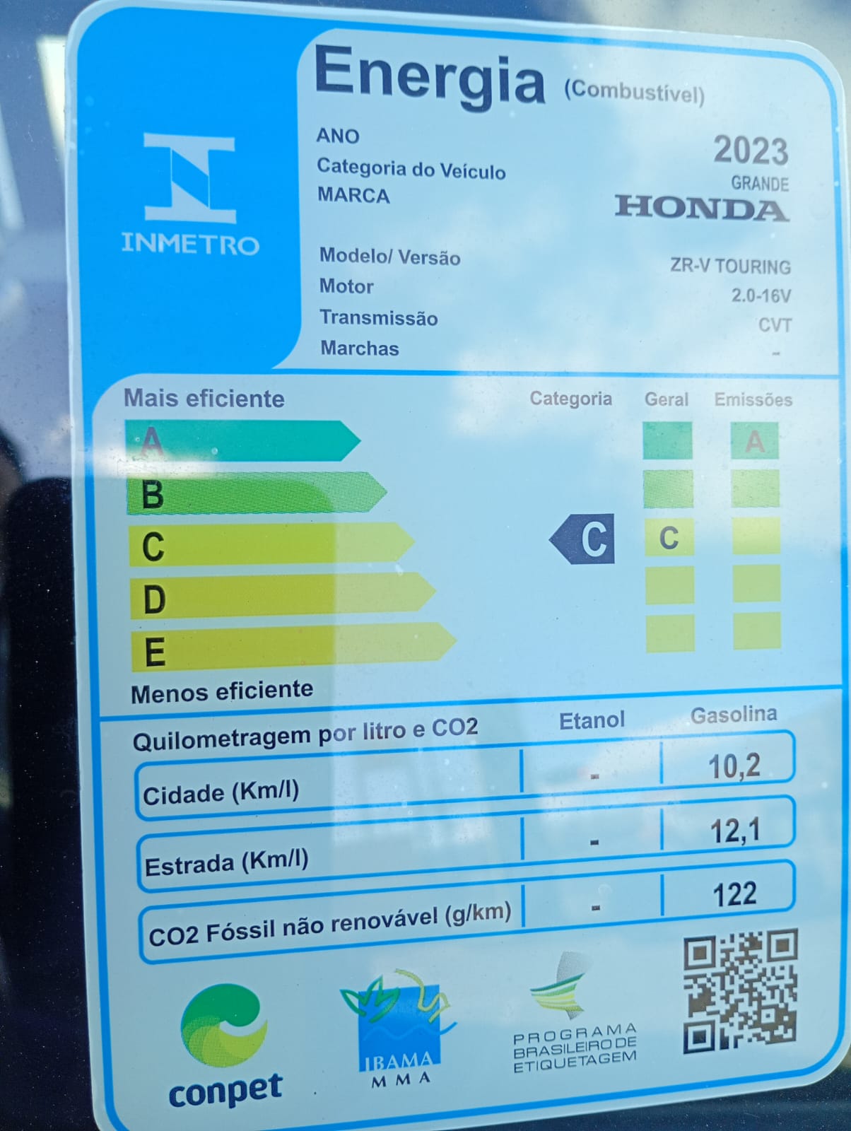 Honda-ZR-V-ZR-V Touring 2.0 16V 5p Aut.