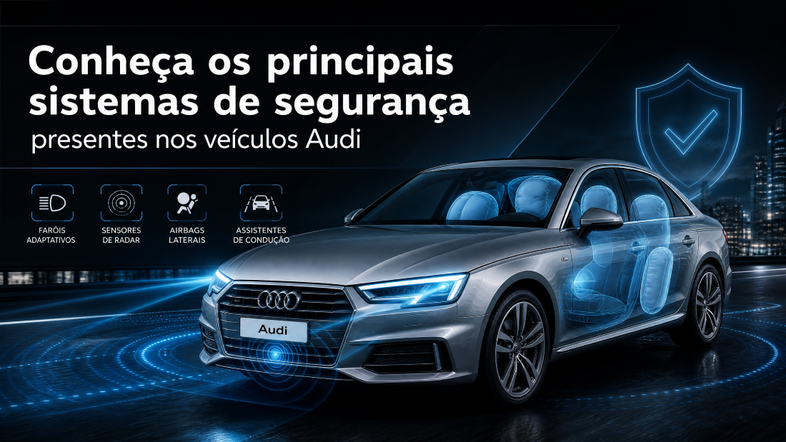 Conheça os principais sistemas de segurança presentes nos veículos Audi