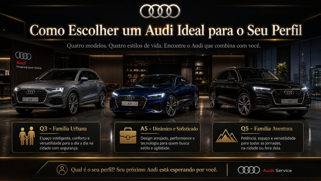 Como escolher um Audi ideal para o seu perfil