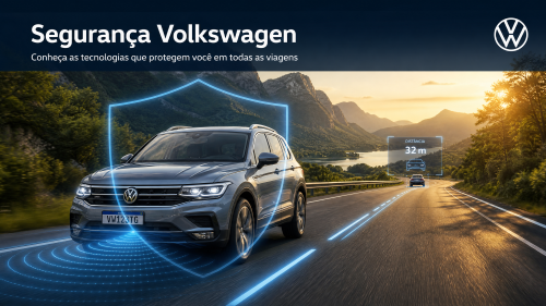 Segurança Volkswagen: conheça as tecnologias que protegem você em todas as viagens