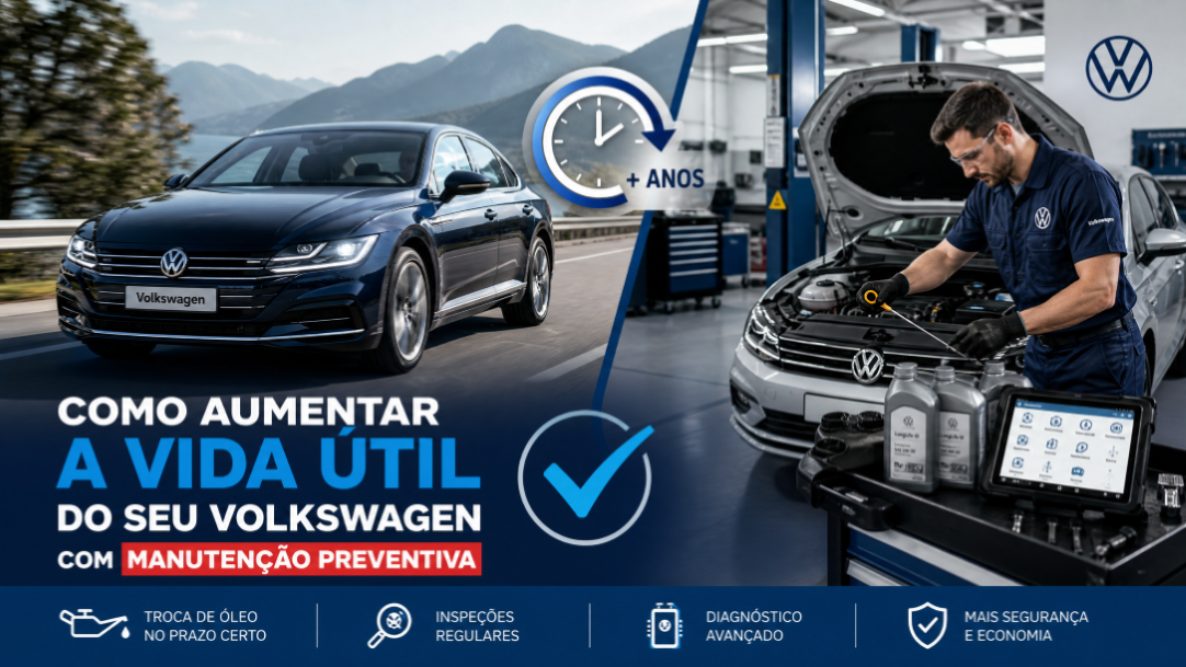 Como aumentar a vida útil do seu Volkswagen com manutenção preventiva