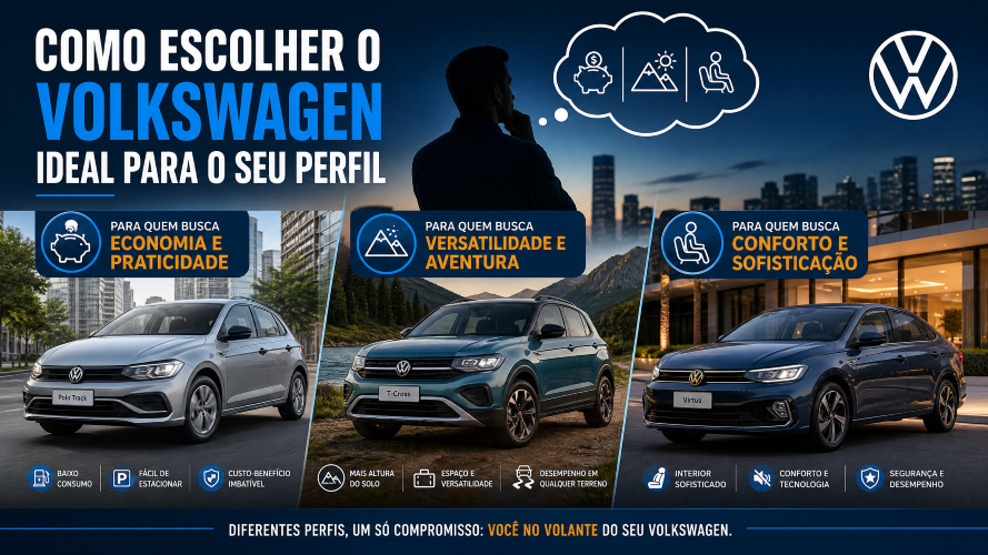 Como escolher o Volkswagen ideal para o seu perfil