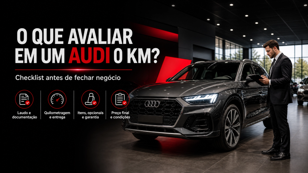 O que avaliar em um Audi 0 km antes de fechar negócio?