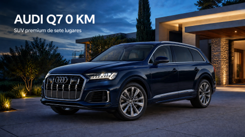 Audi Q7 0 km: conheça o SUV premium de sete lugares