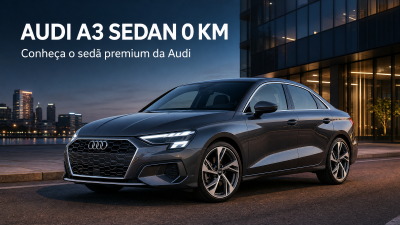 Audi A3 Sedan 0 km: conheça o sedã premium da Audi