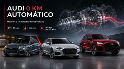 Audi 0 km automático: conheça os modelos e as tecnologias de transmissão
