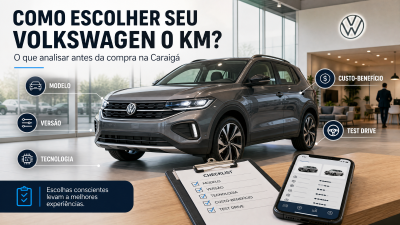 Como escolher seu Volkswagen 0 km na Caraigá? Veja o que analisar antes da compra