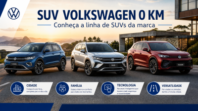 SUV Volkswagen 0 km: conheça a linha de SUVs da marca