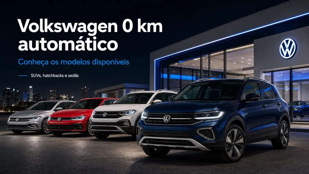 Volkswagen 0 km automático: conheça os modelos disponíveis