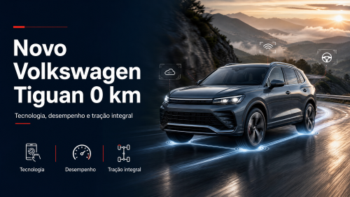 Novo Volkswagen Tiguan 0 km: tecnologia, desempenho e tração integral
