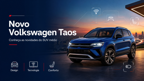 Novo Volkswagen Taos: conheça as novidades do SUV médio