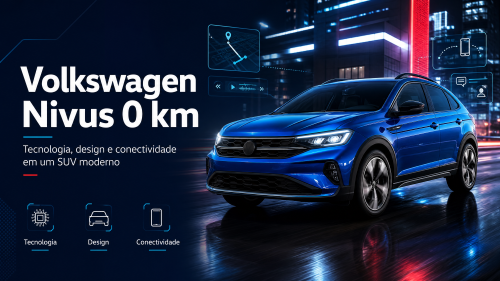 Volkswagen Nivus 0 km: tecnologia, design e conectividade em um SUV moderno