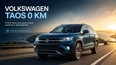 Volkswagen Taos 0 km: o SUV ideal para quem busca conforto e desempenho