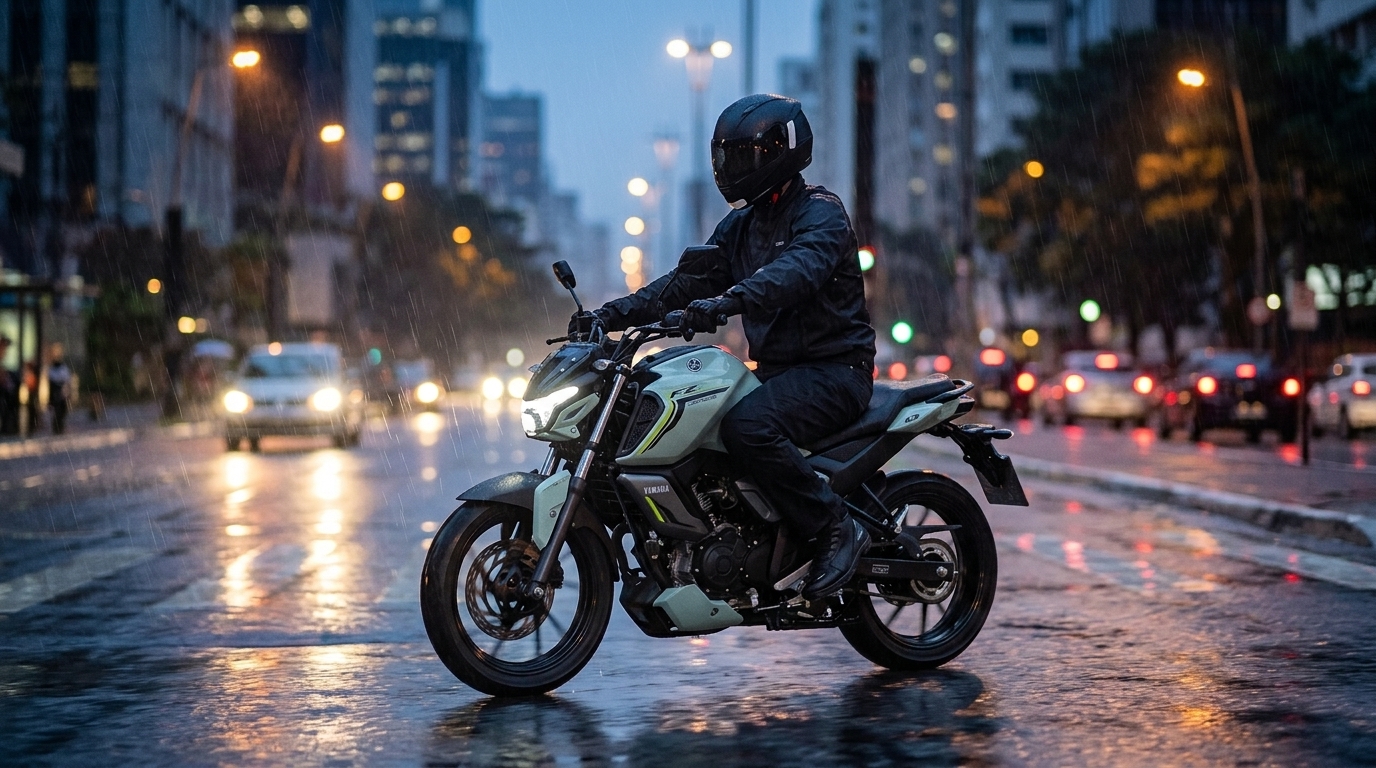 Moto na Chuva: Cuidados Para Rodar Com Segurança