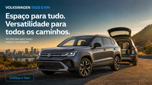 Volkswagen Taos 0 km: um SUV para quem busca espaço e versatilidade