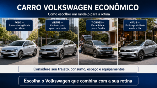 Carro Volkswagen econômico: como escolher um modelo para a rotina