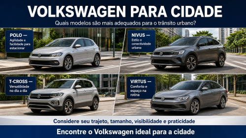 Volkswagen para cidade: quais modelos são mais adequados para o trânsito urbano?