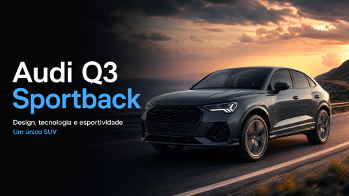 Audi Q3 Sportback: design, tecnologia e esportividade em um único SUV