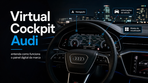 Virtual Cockpit Audi: entenda como funciona o painel digital da marca