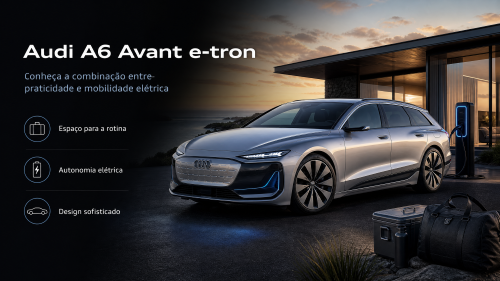 Audi A6 Avant e-tron: conheça a combinação entre praticidade e mobilidade elétrica