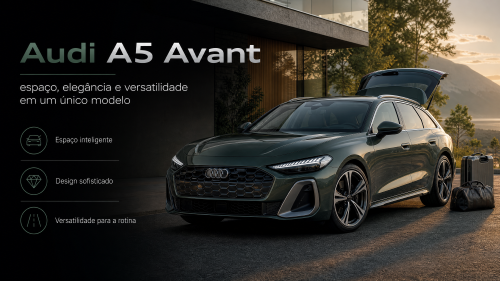 Audi A5 Avant: espaço, elegância e versatilidade em um único modelo