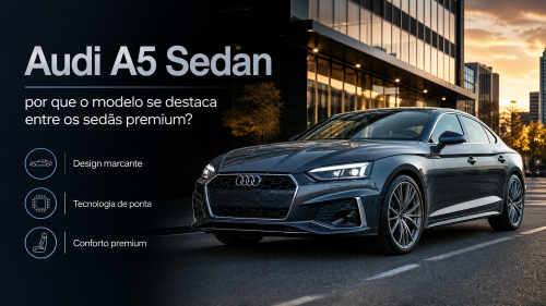 Audi A5 Sedan: por que o modelo se destaca entre os sedãs premium?