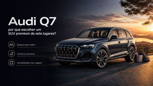 Audi Q7: por que escolher um SUV premium de sete lugares?