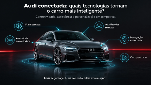 Audi conectada: quais tecnologias tornam o carro mais inteligente?